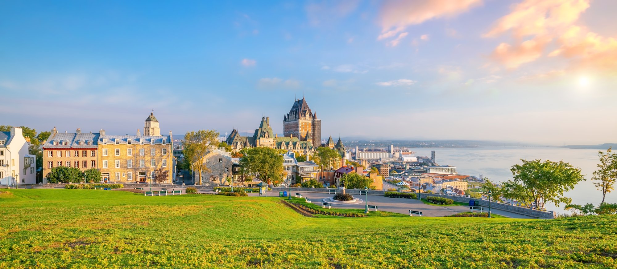 Panoramic vue of Quebec City