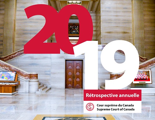 Image de la page couverture de la rétrospective annuelle 2019