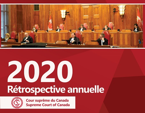 Image de la page couverture de la rétrospective annuelle 2020