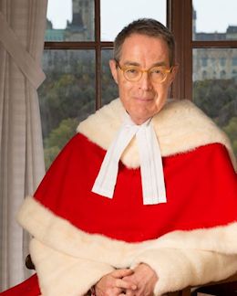 Nicholas Kasirer in red ceremonial robe