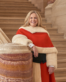 Sheilah L. Martin in red ceremonial robe